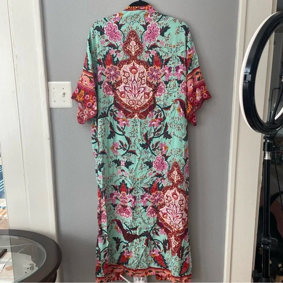 Anthropologie Riley Radiant Floral Kimono Boho - One Size - Picture 2 of 12